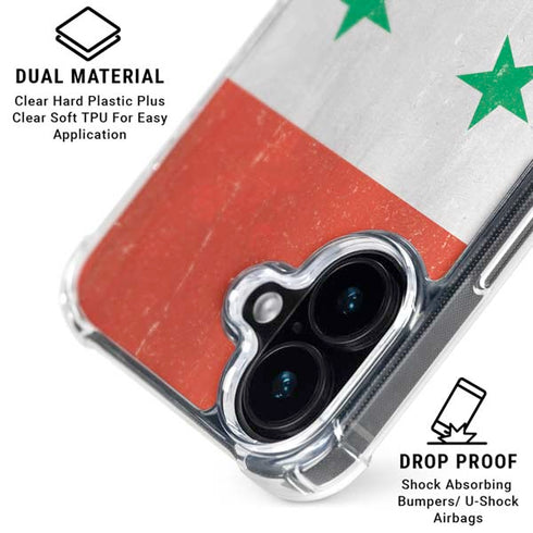 Syria Flag Distressed iPhone 17 MagSafe Case